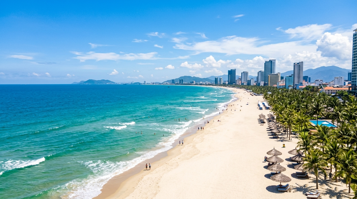 My Khe Beach in Da Nang Vietnam