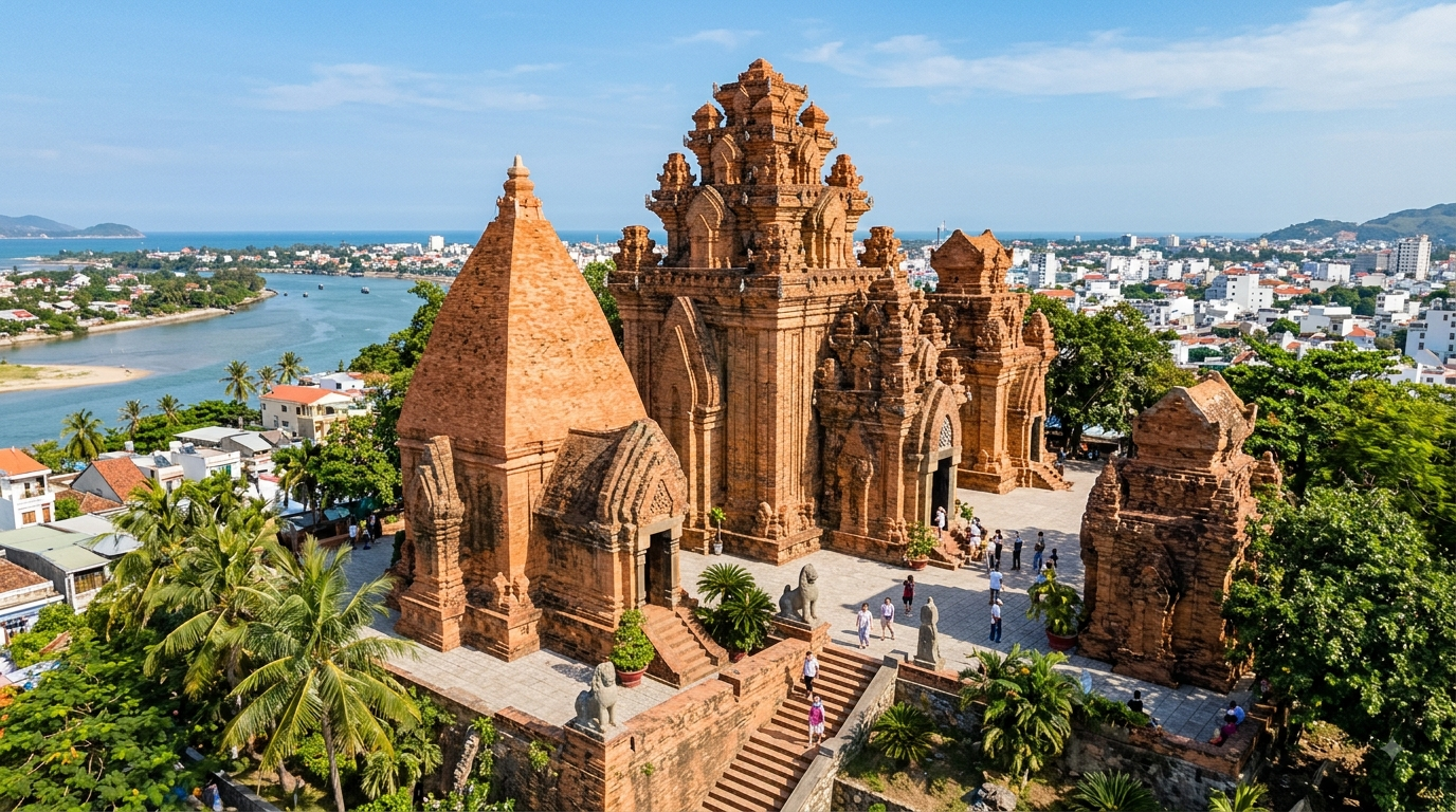 Po Nagar Cham Towers in Nha Trang Vietnam